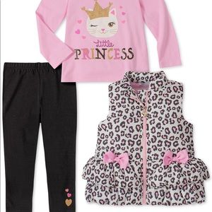 *SOLD*NWT Kids Headquarters Little Girls 3-piece Outfit
